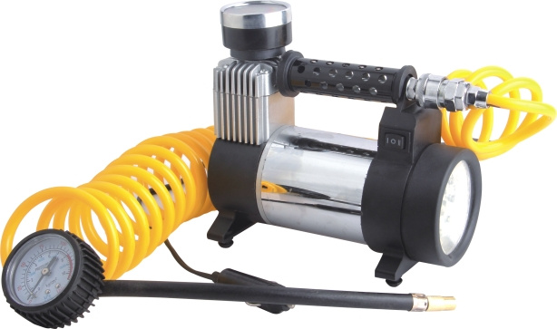 Compact and Fast Air Inflator Pressure Gauge 150 Psi Air Pump / Auto Repair Tire Tool Kit Portable 12volt Mini Compressor Air Pump