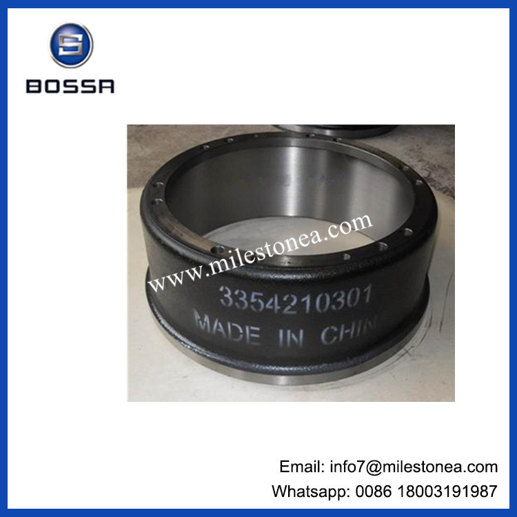 Heavy Truck Parts for BPW Brake Drum OEM 3354210301 Brake Drum Supplier