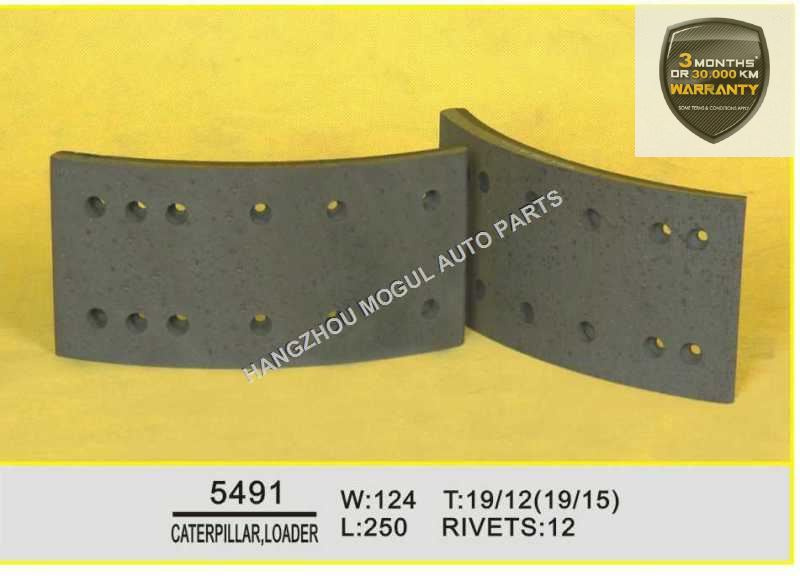 Long Lifetime Brake Lining for Heavy Duty Truck (5491)