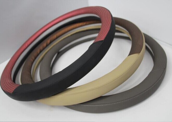 Bt 7202 The Production of Wholesale Grind Arenaceous Leather Lamb Imitation Leather Steering Wheel Covers