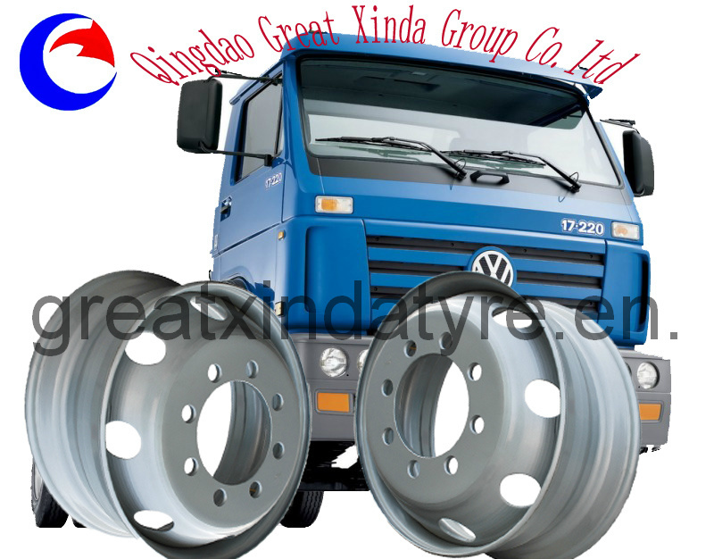 Hot Sale Tubeless Steel Wheel Rim (22.5X6.75) with Ts16949/ISO9001