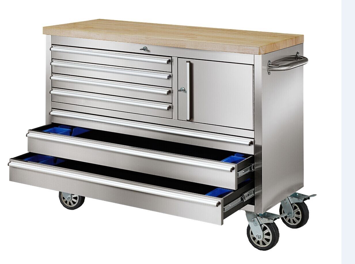 48 Inch Stainless Steel Rolling Tool Chest