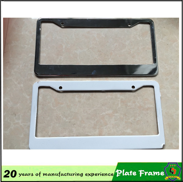 Zinc Alloy License Plate Frame
