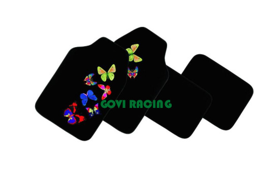 Flower Universal Car Floor Mats PVC for SUV Mat