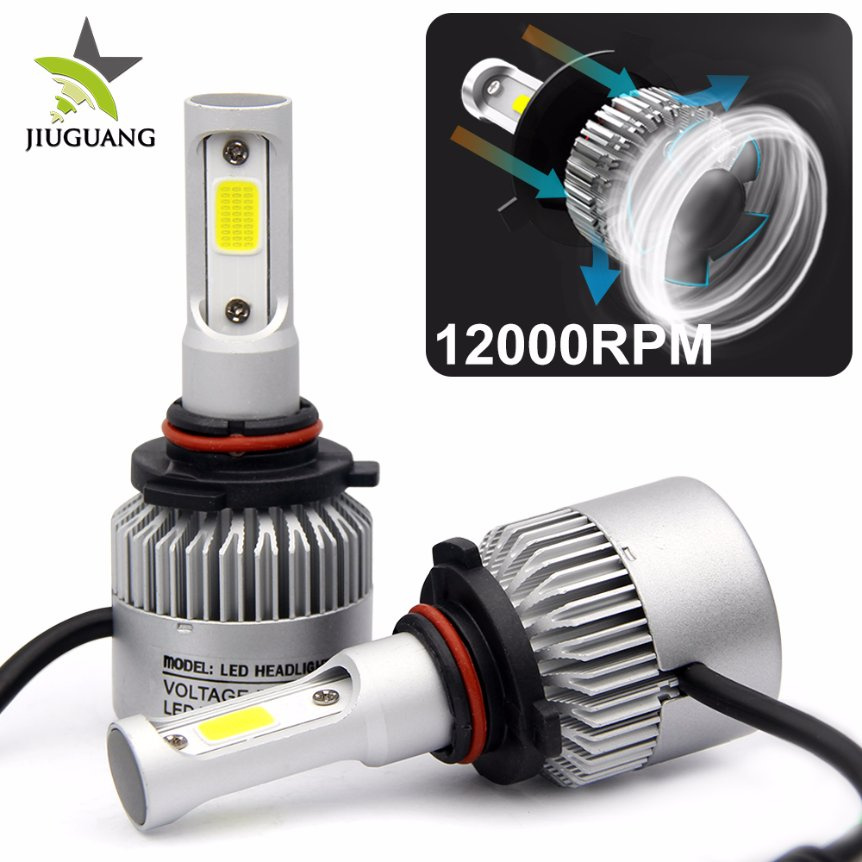 Super Bright Multi Connect Color Car Lamp R3 6500K 8000lm COB H7 Auto LED Headlight Bulb