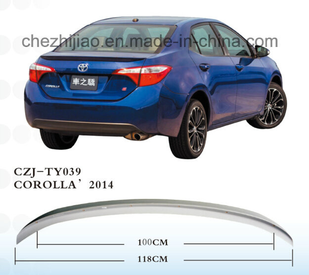 Rear Spoiler for Corolla 2014 Lip