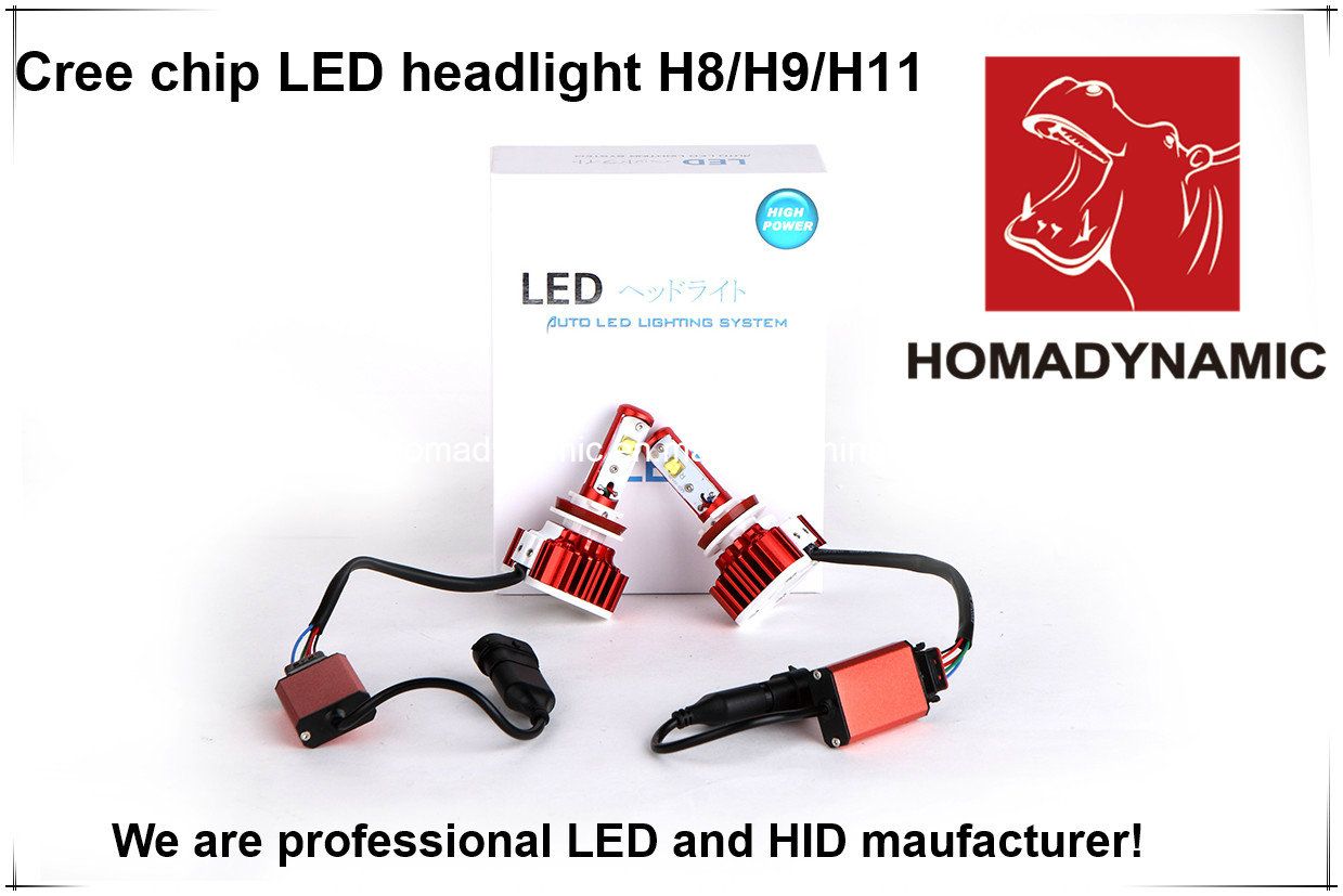 40W Car Accessories Waterproof 3600lm Bulb 12V 24V 9006 Auto LED Headlight