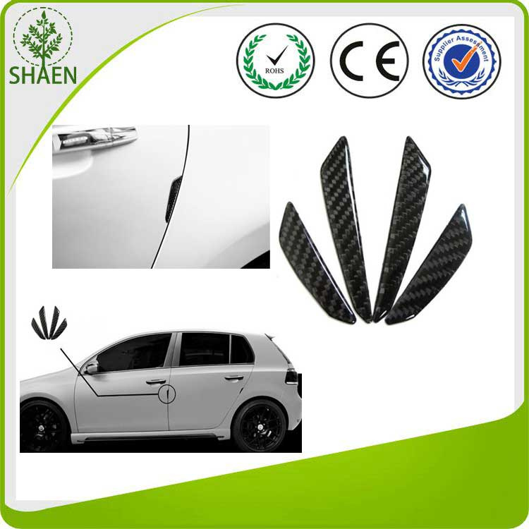 Black Car Side Door Edge Protection Stickers