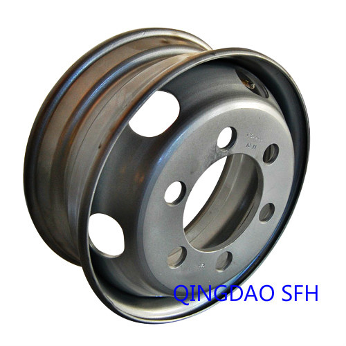 Tubeless Steel Truck Wheel with Tyre 215/75r17.5 (17.5X6.0)