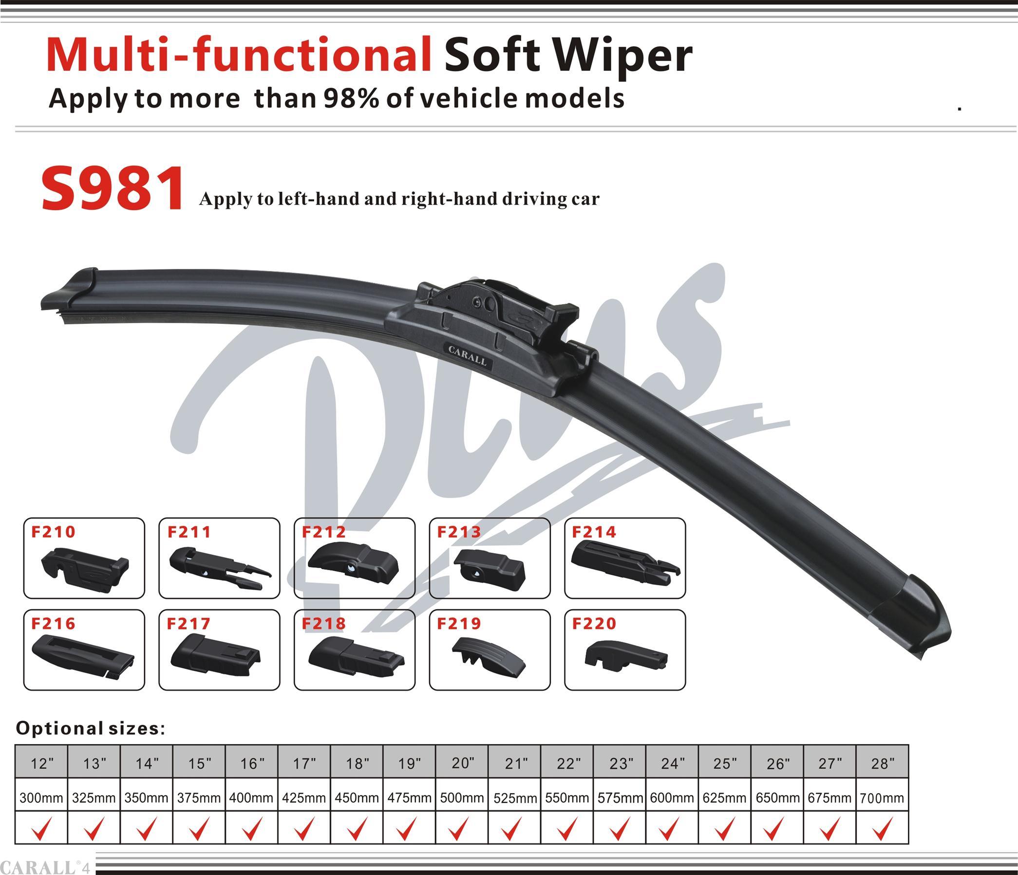 Car Accessories Multi-Functional Wiper Blade
