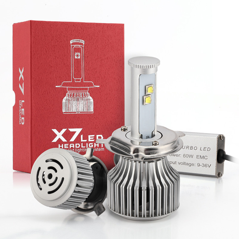 H4 3600lumens Hi Low 40W 6000k LED Headlights for Cars