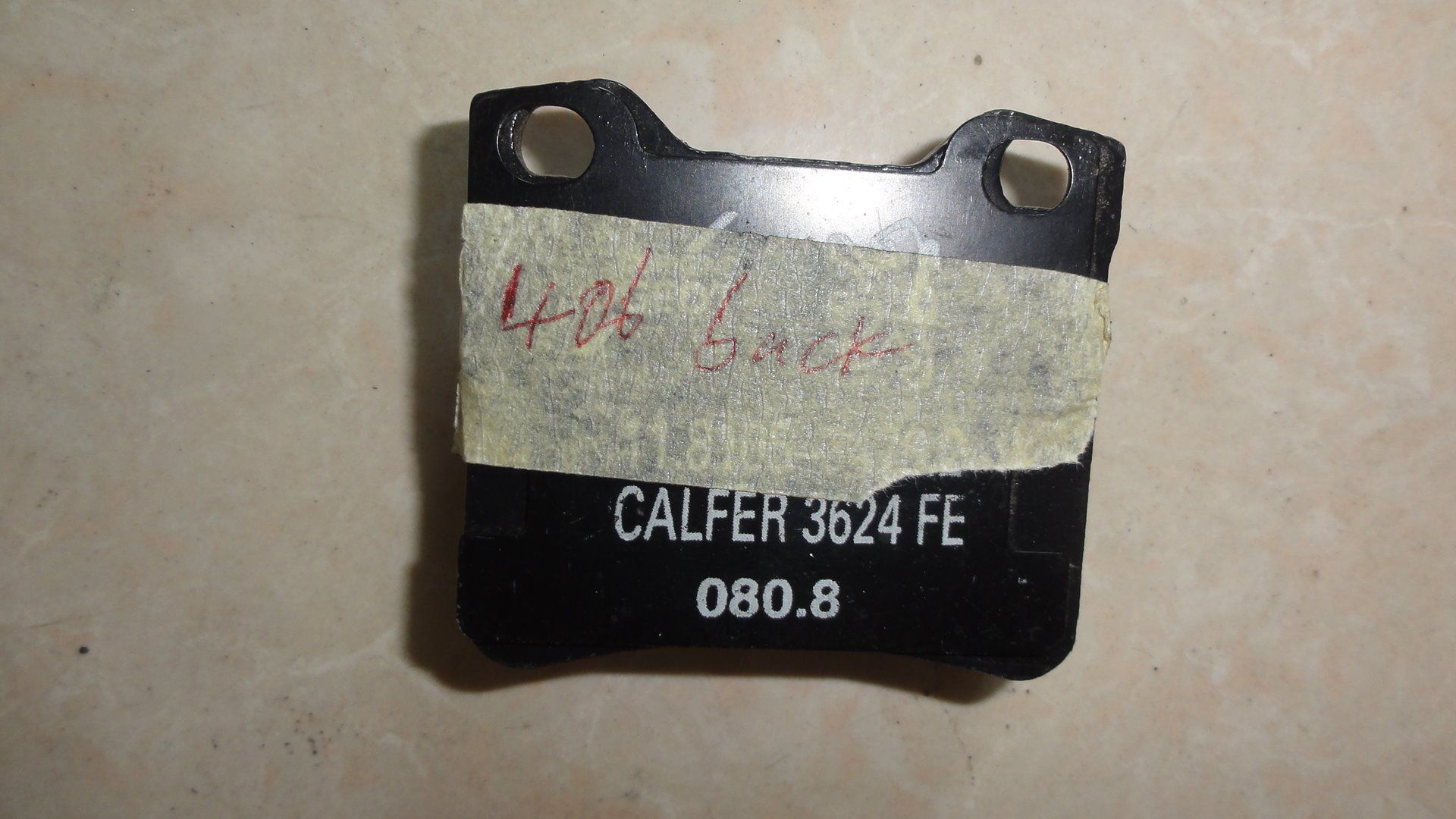 Brake Pad for Peugeot 406 Back
