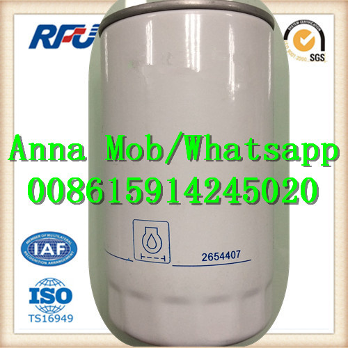2654407 Oil Filter for Perkins Renault and Volvo 2654407