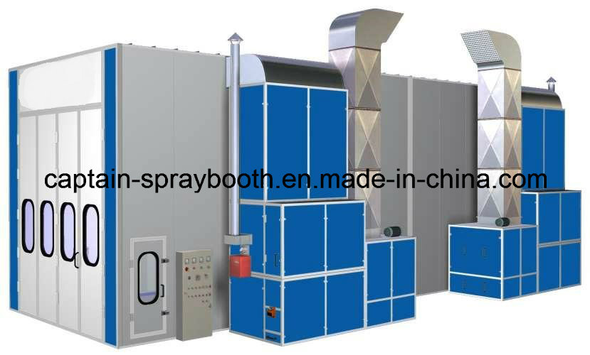 Industrial Large Powder Coat Booth Is a Dry Spray Booth