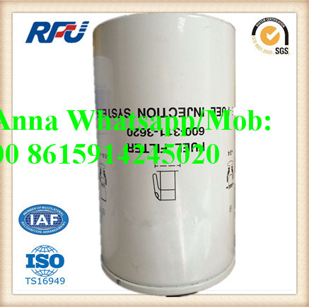 600-311-3620 High Quality Truck Auto Fuel Filter for Komatsu (600-311-3620)