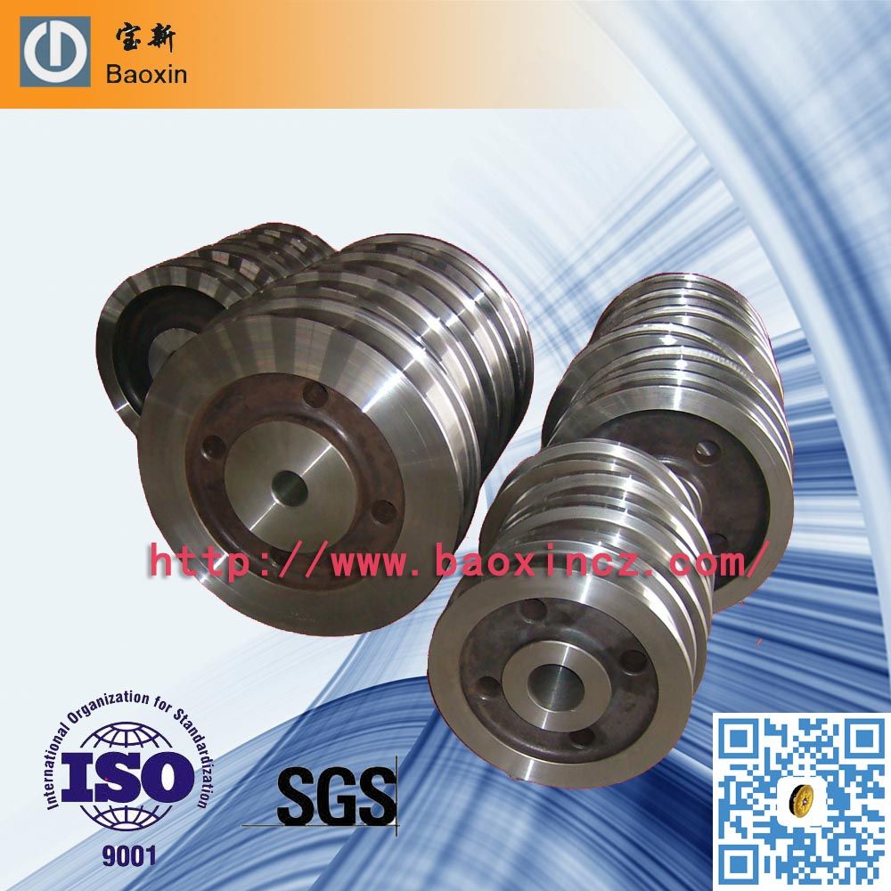 GS High Quality Steel Double Flange Heavy Rail Wheel