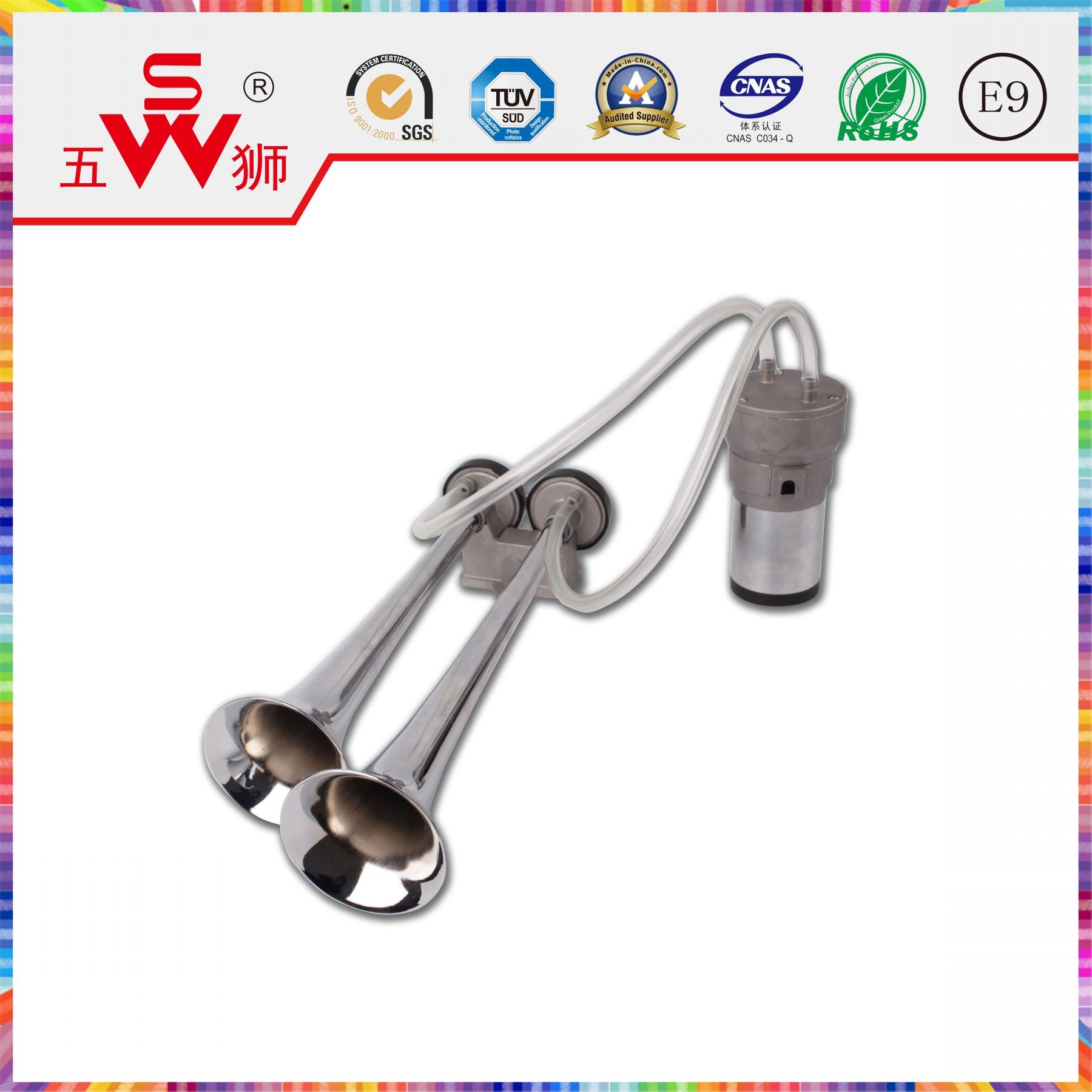 Custom High Quality 2-Way 12V&24V Car Horn Tweeter