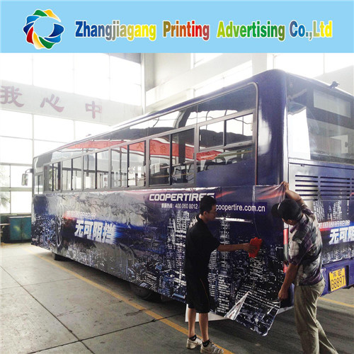 Good Quality Self-Adhesive PVC Film Plastic Cover Bus Sticker