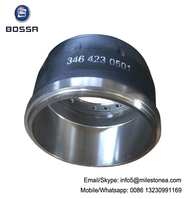 Heavy Duty Truck Parts Brake Drum 3464230501 for Mercedes Benz