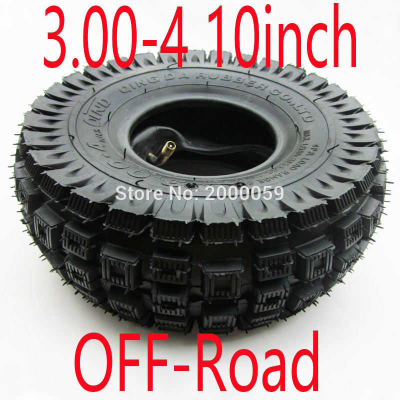 Qind off-Road 10 Inch 3.00-4 Scooter Tire ATV