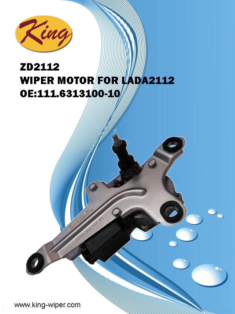 Wiper Motor for Lada 2112, OEM Quality, Lada OE 2111-6313100-10, 12V