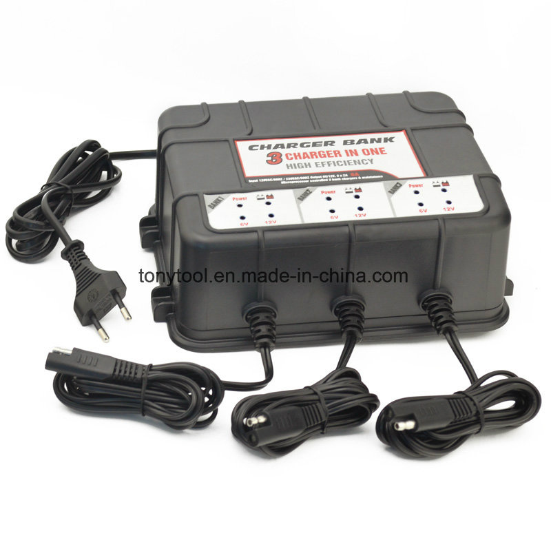 3 Bank Marine Battery Charger