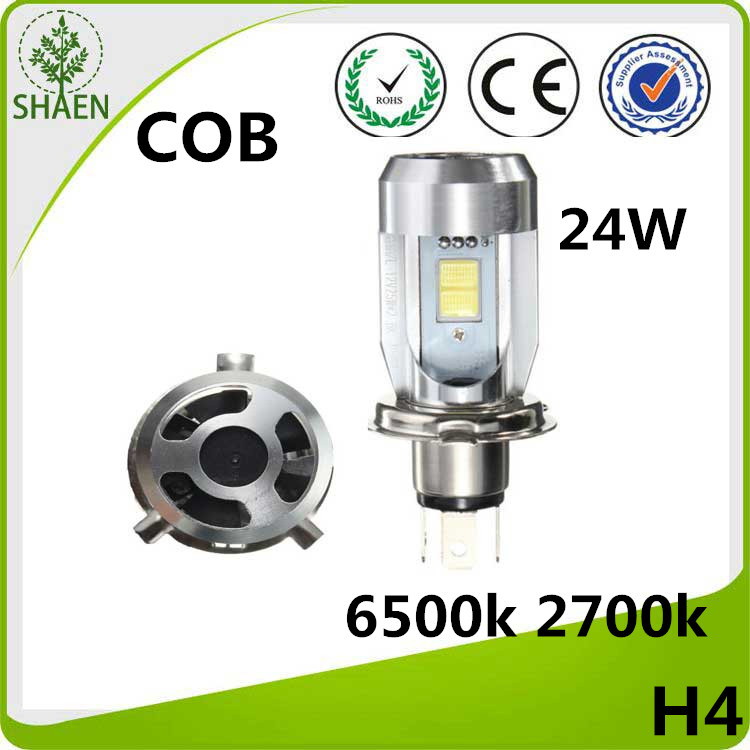 24W H4 LED Motorcycle Headlight