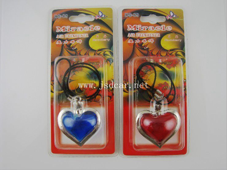 Custom Car Air Freshener, Heart-Shaped Car Perfume Pendant (JSD-B0014)