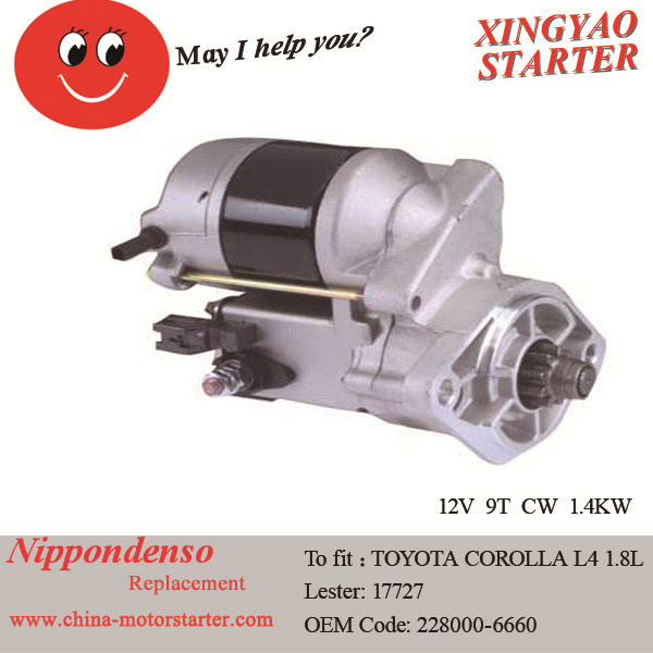 Automobile Starter for Chevrolet Prizm & Toyota Corolla (17727)