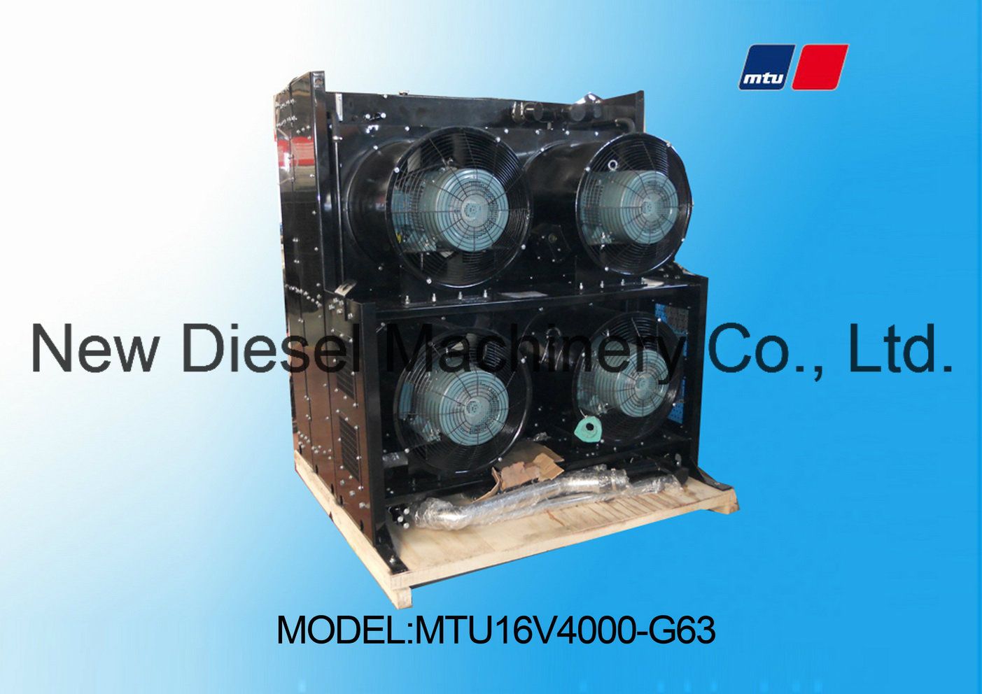 Water Cooled Copper Radiator of Mtu16V4000
