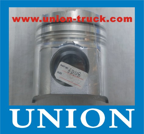 Komatsu Excavator Diesel Engine 6222-31-2110 S6d108 Piston