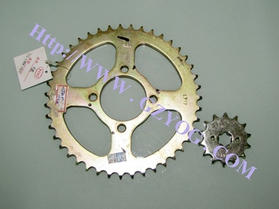 Yog Motorcycle Spare Parts Chain Sprocket Kit Tvs Star Hlx 428-43t-14t