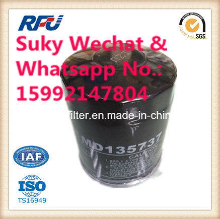 Oil Filter Auto Parts Use for Mitsubishi (OEM NO.: MD135737)
