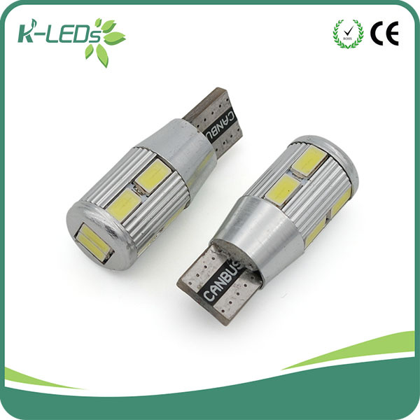 W5w DC10-30V 10*SMD5730 194 LED Bulb