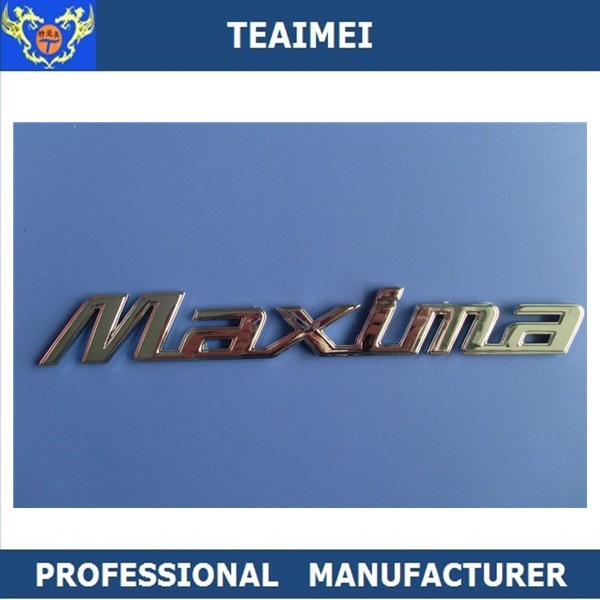 Chrome ABS Car Plastic Emblem Maxima Letter Sticker