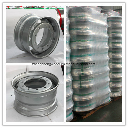 22.5X11.75 High Quality Steel Truck Wheel, Truck Steel Wheel Rim, Heavy Truck Tubeless Wheel