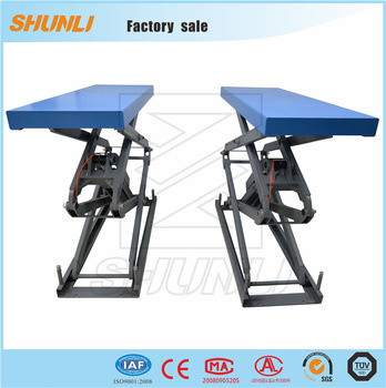 3200kg Ce Approved Hydraulic Underground Outdoor Car Lift