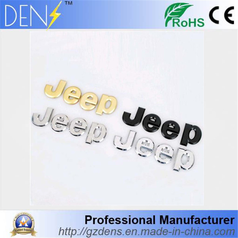 3m Adhesive Metal Chrome Silver/Gold/Black Car Letter Emblem Sticker