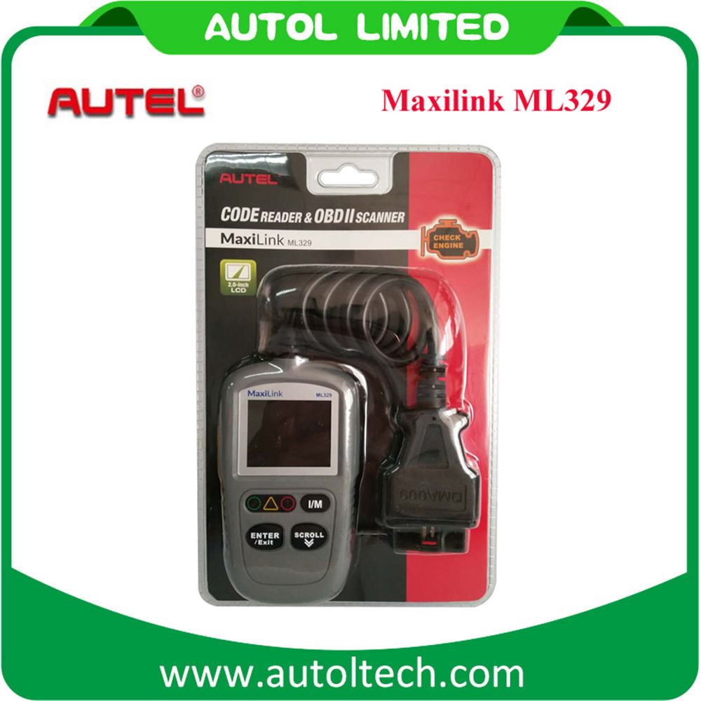 2017 Sole Agent Autel Maxilink Ml329 Next Generation OBD II/Eobd Code Reader Ml329 Cheaper Than Auto Link Al319