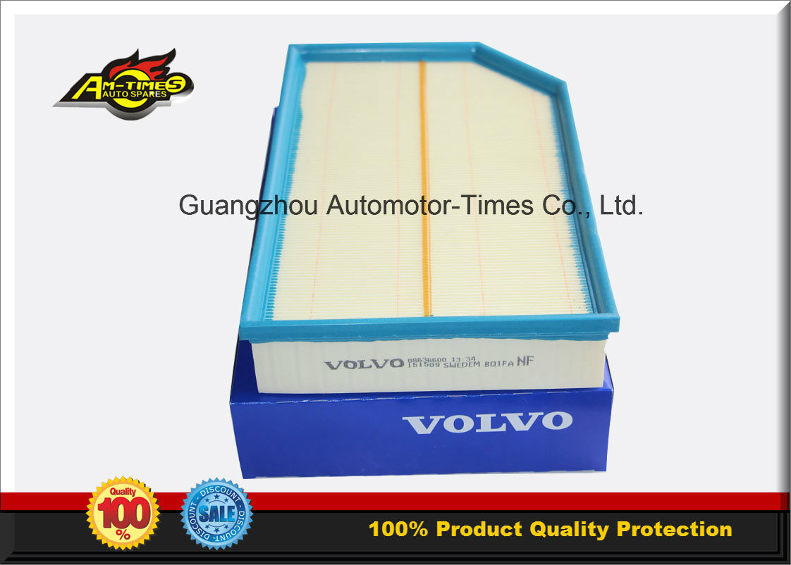 Auto Parts Air Cleaner 8638600 Air Filter for Volvo