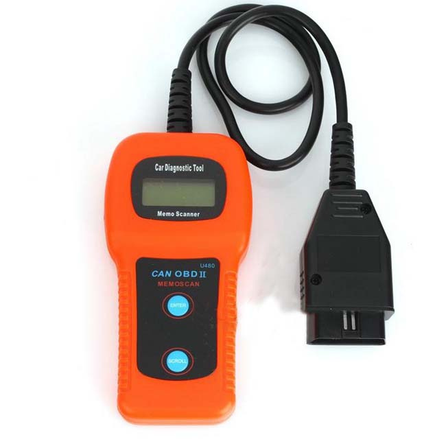 Diagnostic Tool Fault Code Reader Car Engine Scanner Diagnostic Reset U480, Full on-Screen Diagnosis, Delete Engine Codes