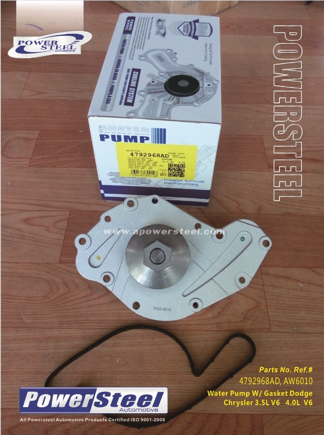 Water Pump for Chrysler	300 4792968ad, Aw6010