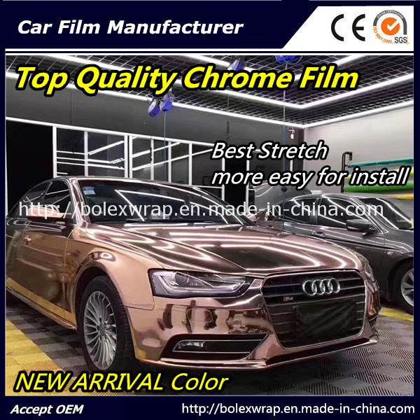 New Arrival Color~~ Top Quality Mirror Chrome Car Vinyl Wrap Vinyl Film