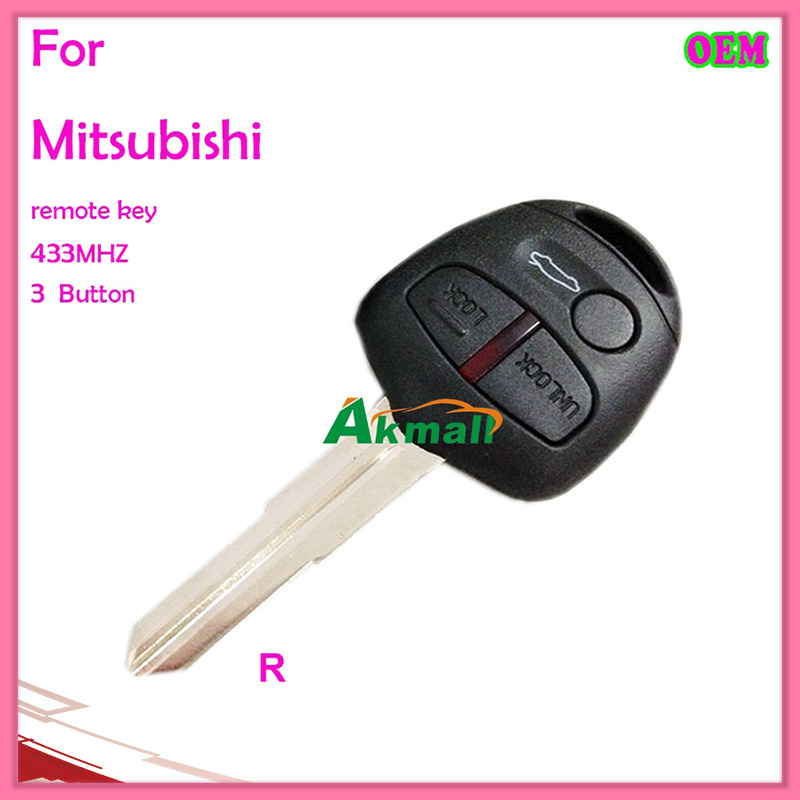 OEM Remote Key for Mitsubishi 3 Buttons 433MHz