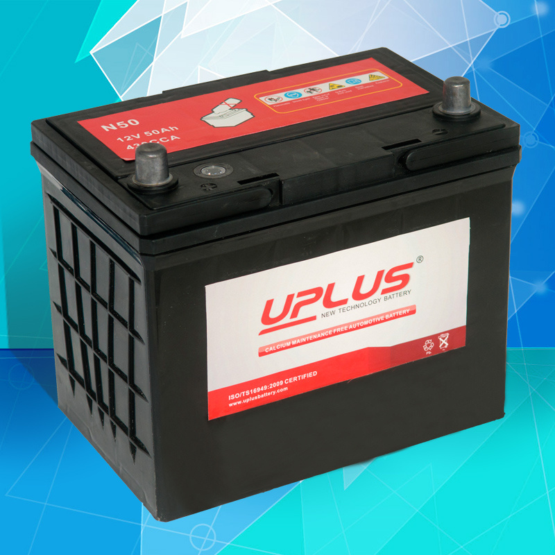 Lead Acid Maintenance Free Car Battery/Auto Battery 12V 50ah (N50)