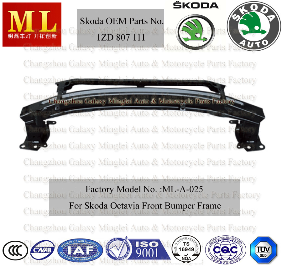 Front Bumper Frame for Skoda Octavia Car From 2004 (1ZD 807 111)