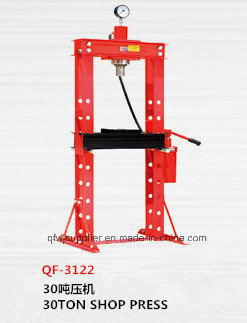 30t Shop Press, W/Pressure Gauge