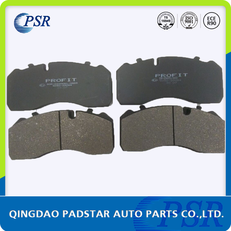 Wva29174 Auto Parts Wholesale Truck Brake Pads for Mercedes-Benz