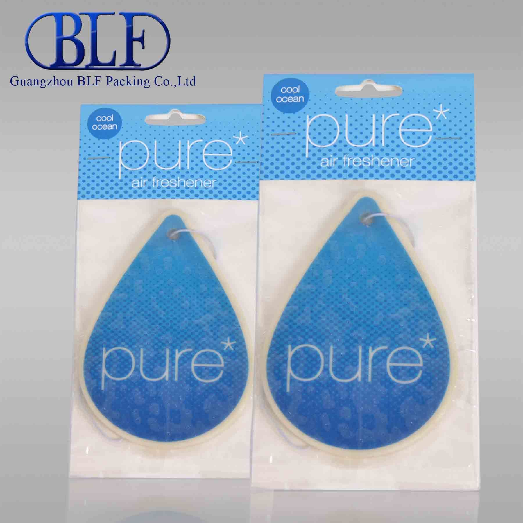 Water Shape Custom Paper Air Freshener