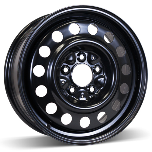 16X6.5 (5-115) Black Steel Winter Wheel